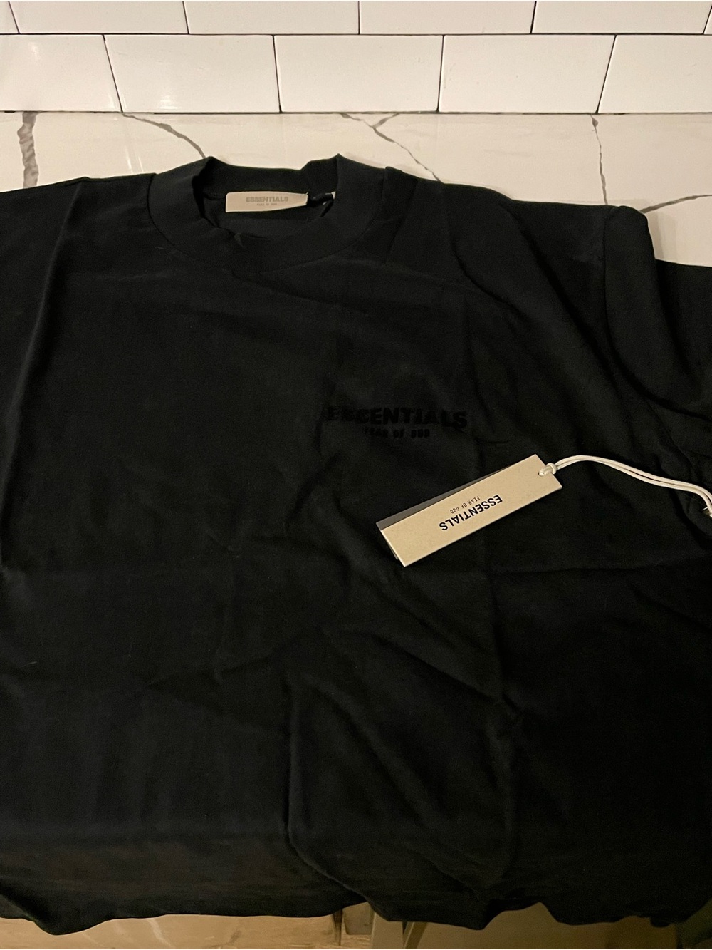 Mens Black Essentials Set. Shirt and short. Size M. - Picture 3 of 9